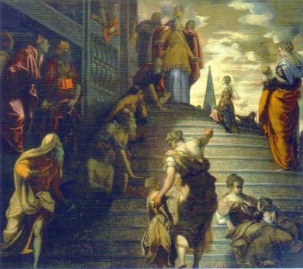 Figures in Tintoretto's "Presentation of the Virgin in the Temple" in Madonna dell'Orto practically come to life before your eyes.