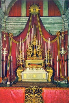 The mummified body of Saint Lucy reminds you of the gift of sight.