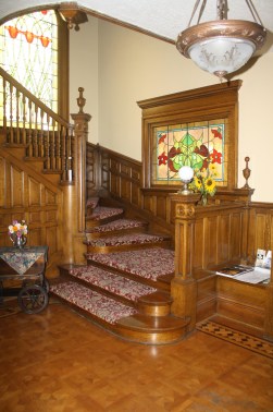 Gibson Mansion Bed & Breakfast Staircase