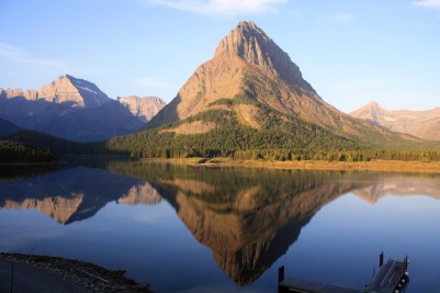 Grinnell Point and Swiftcurrent Lake, Glacier National Park