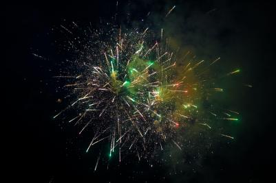 Fireworks in Bergen, Norway