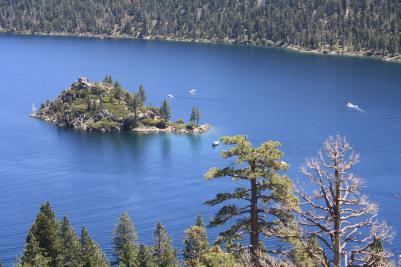 Emerald Bay and Fannette Island, Lake Tahoe, California