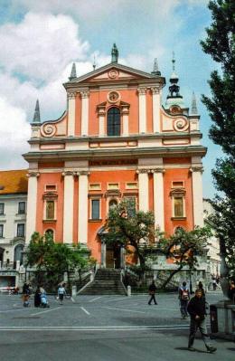 Franciscan Church of the Annunciation, Ljubljana, Slovenia