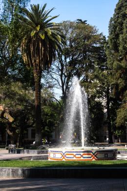 Plaza Chile, Mendoza, Argentina