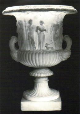 Alabaster urn, Volterra, Italy