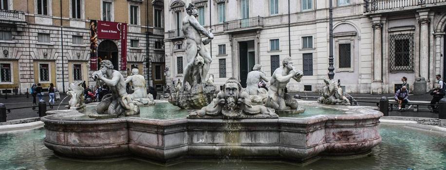 Moor Fountain, Rome, Italy