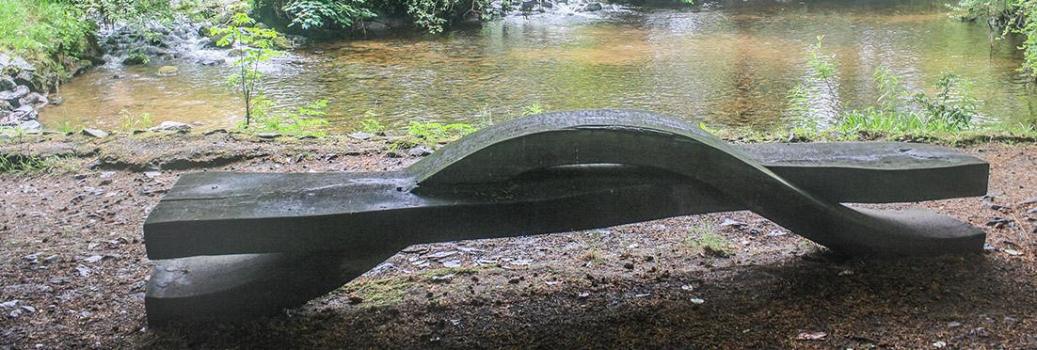 Bench on Ness Islands, Inverness, Scotland