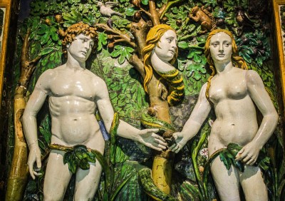 Adam and Eve, by Giovanni della Robbia