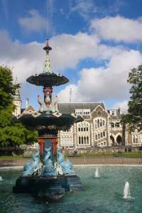 Peacock Fountain, Christchurch Botanic Gardens