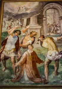 Basilica of St. Stephen in the Round on the Celian Hill, Rome, Italy