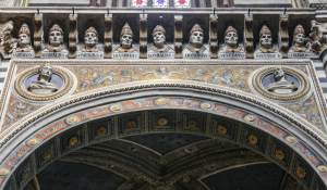 Busts of Popes, Siena Cathedral, Italy