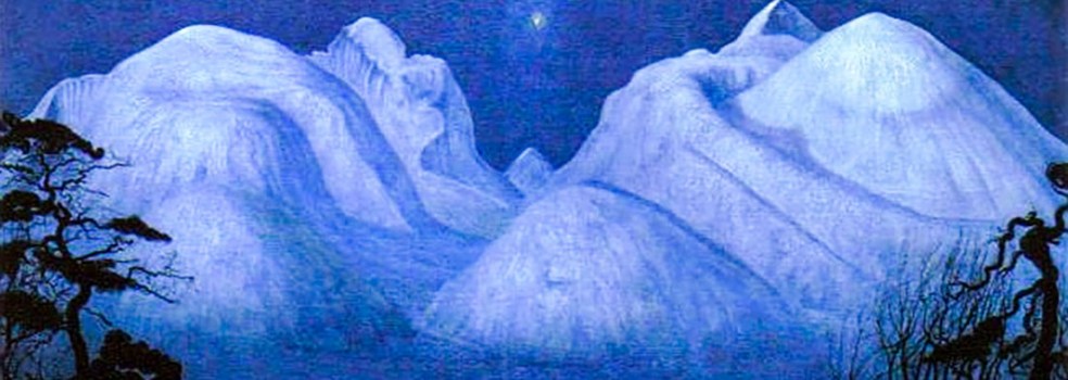 Winter Night in the Mountains, by Harald Sohlberg