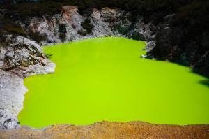 Devil's Bath, Wai-O-Tapu Thermal Wonderland, Rotorua, New Zealand