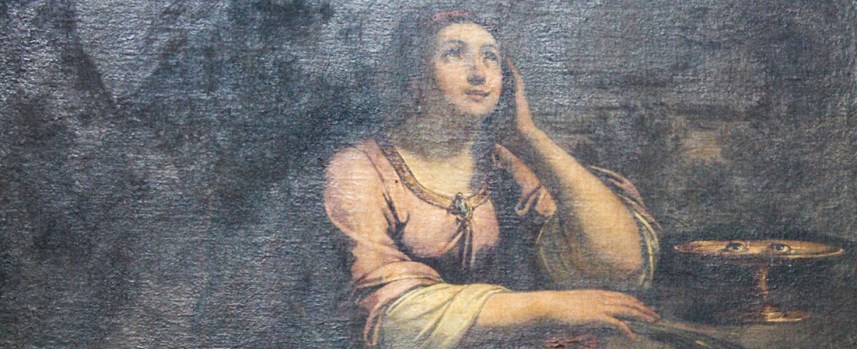 St. Lucy, Church of Saint Mary in Montesanto, Rome, Italy