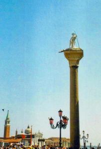 Column of St. Theodore, Venice, Italy