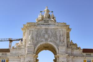 Augusta Street Arch, Lisbon, Portugal