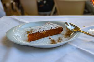 Dessert at Cafe Nicola, Lisbon, Portugal
