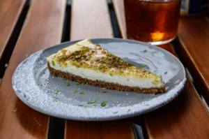 Cheesecake at Pizza BX, Porto, Portugal