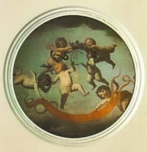 Painting with cherubs, Denmark