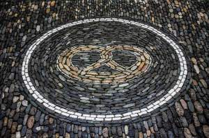 Stone Mosaic Sidewalk, Freiburg, Germany