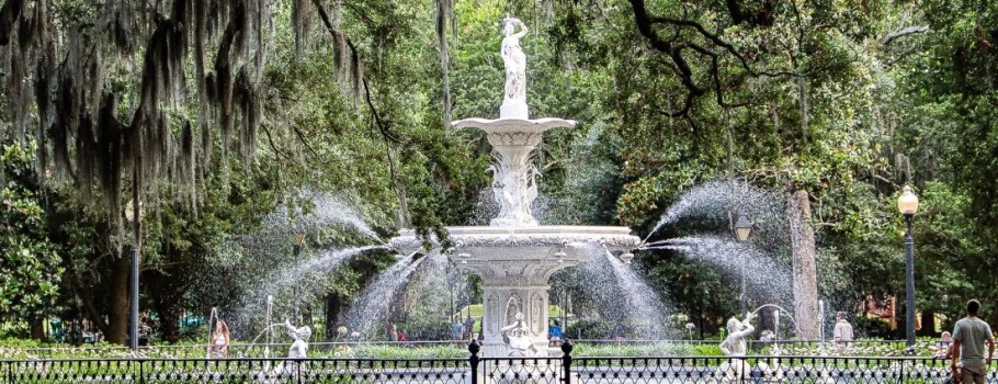 Forsyth Park Fountain, Savannah, Georgia